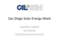 San Diego Solar Energy Week