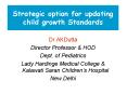 Strategic option for updating child growth Standards