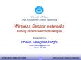 Wireless Sensor networks survey and research challenges