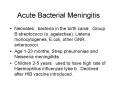 Acute Bacterial Meningitis