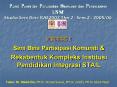 Pusat Pengajian Perumahan Bangunan dan Perancangan USM Studio Seni Bina RAS2002 Thn 2 Sem'2 200506