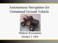 Autonomous Navigation for Unmanned Ground Vehicle