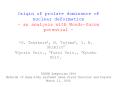 Origin of prolate dominance of nuclear deformation an analysis with WoodsSaxon potential