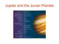 Jupiter and the Jovian Planets