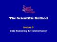 The Scientific Method