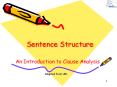 Sentence Structure