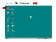go to my computer. click on control panel. click on display