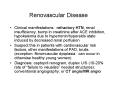 Renovascular Disease