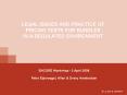 LEGAL ISSUES AND PRACTICE OF PRICING TESTS FOR BUNDLES IN A REGULATED ENVIRONMENT