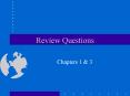 Review Questions