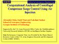 Computational Analysis of Centrifugal Compressor Surge Control Using Air Injection