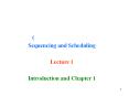 Sequencing and Scheduling