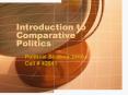 Introduction to Comparative Politics