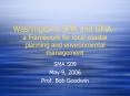 Washington's SMA and GMA a Framework for local coastal planning and environmental management