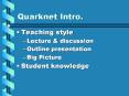Quarknet Intro.