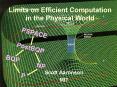 Limits on Efficient Computation in the Physical World