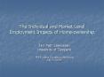 The Individual and Market Level Employment Impacts of Homeownership