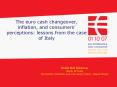 The euro cash changeover, inflation, and consumers perceptions: lessons from the case of Italy