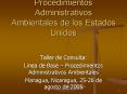 Procedimientos Administrativos Ambientales de los Estados Unidos