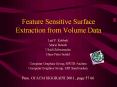 Feature Sensitive Surface Extraction from Volume Data