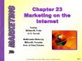 Chapter 23 Marketing on the Internet