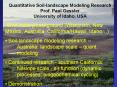 Brief history/background (Wisconsin, New  Mexico, Australia, California/Hawaii, Idaho