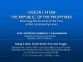 LESSONS FROM THE REPUBLIC OF THE PHILIPPINES Reaching the Poorest of the Poor at the Community Level