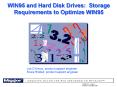 WIN95 and Hard Disk Drives: Storage Requirements to Optimize WIN95