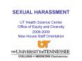 SEXUAL HARASSMENT