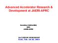 Advanced Accelerator Research