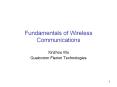 Fundamentals of Wireless Communications