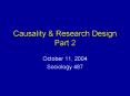 Causality