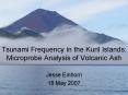 Tsunami Frequency in the Kuril Islands: Microprobe Analysis of Volcanic Ash