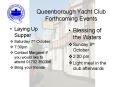 Queenborough Yacht Club Forthcoming Events