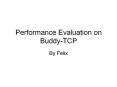 Performance Evaluation on BuddyTCP