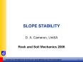 SLOPE STABILITY