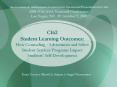 C162 Student Learning Outcomes: How Counseling Advisement and Select Student Services Programs Impac
