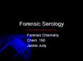 Forensic Serology