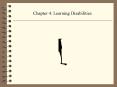 Chapter 4: Learning Disabilities