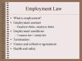 Employment Law