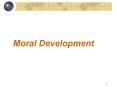 Moral Development