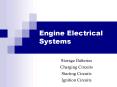 Engine Electrical Systems