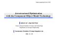 Aerostructural Optimization with the Component Object Model Technology