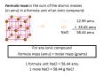 Formula mass is the sum of the atomic masses
