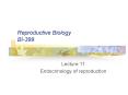Reproductive Biology BI399