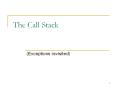 The Call Stack