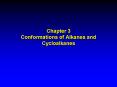 Chapter 3 Conformations of Alkanes and Cycloalkanes