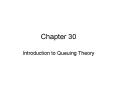 Introduction to Queuing Theory