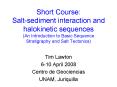 Short Course: Saltsediment interaction and halokinetic sequences An Introduction to Basic Sequence S