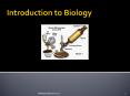 Biology 11 - Introduction to Biology